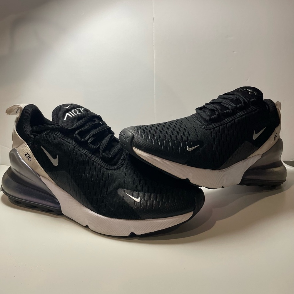 Nike Air Max 270 Black White Fierce Pink DZ7736-002 Athletic Sneakers